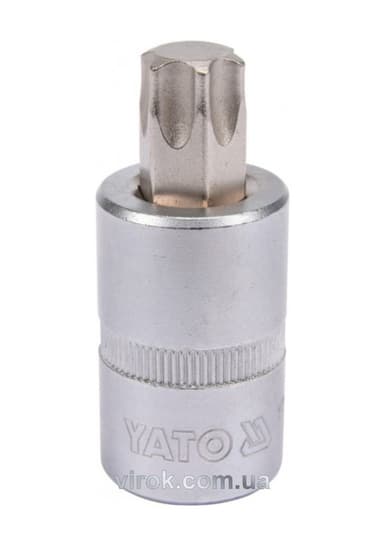 Головка торцева YATO квадрат 1/2 "TORX" Т60, L= 55 мм [40/160]