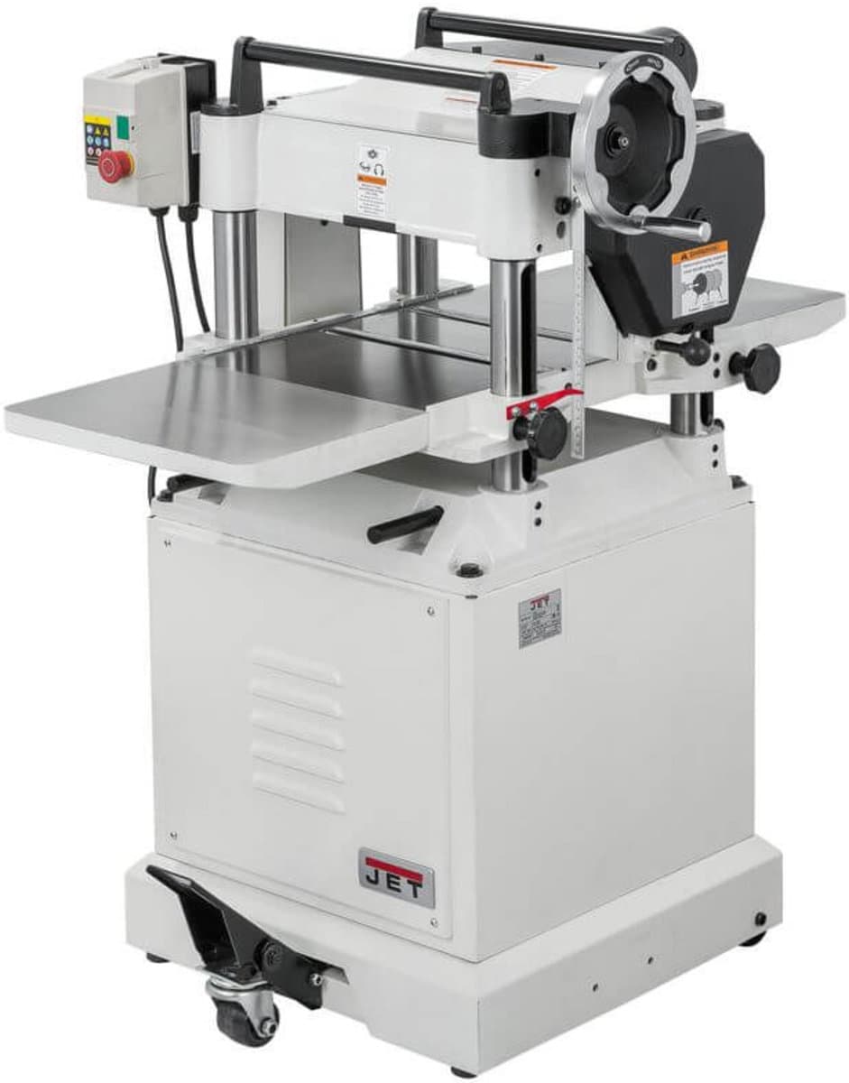 Рейсмусовий верстат JET JWP-15KHH :230В 2,8(2,2)кВт Helical Ø=76. ножі 75шт 15х15х2,5мм гот. 38х20см