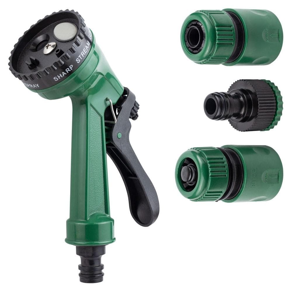 SIGMA Набір для поливання (пістолет-розпилювач 4-реж + 2 конект + адаптер 3⁄4") Grad