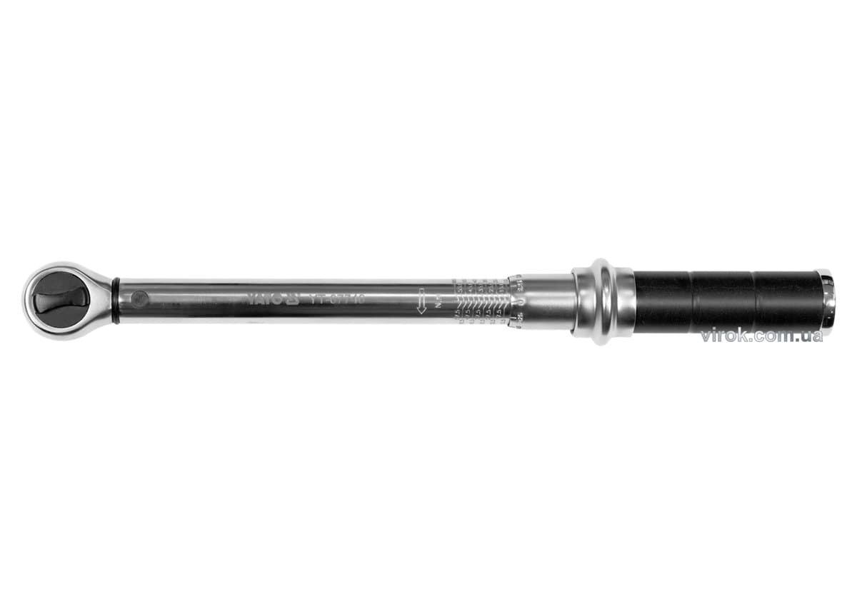 Ключ динамометричний YATO : квадрат 1/2", F= 10- 60 Нм, L= 260-385 мм [12]
