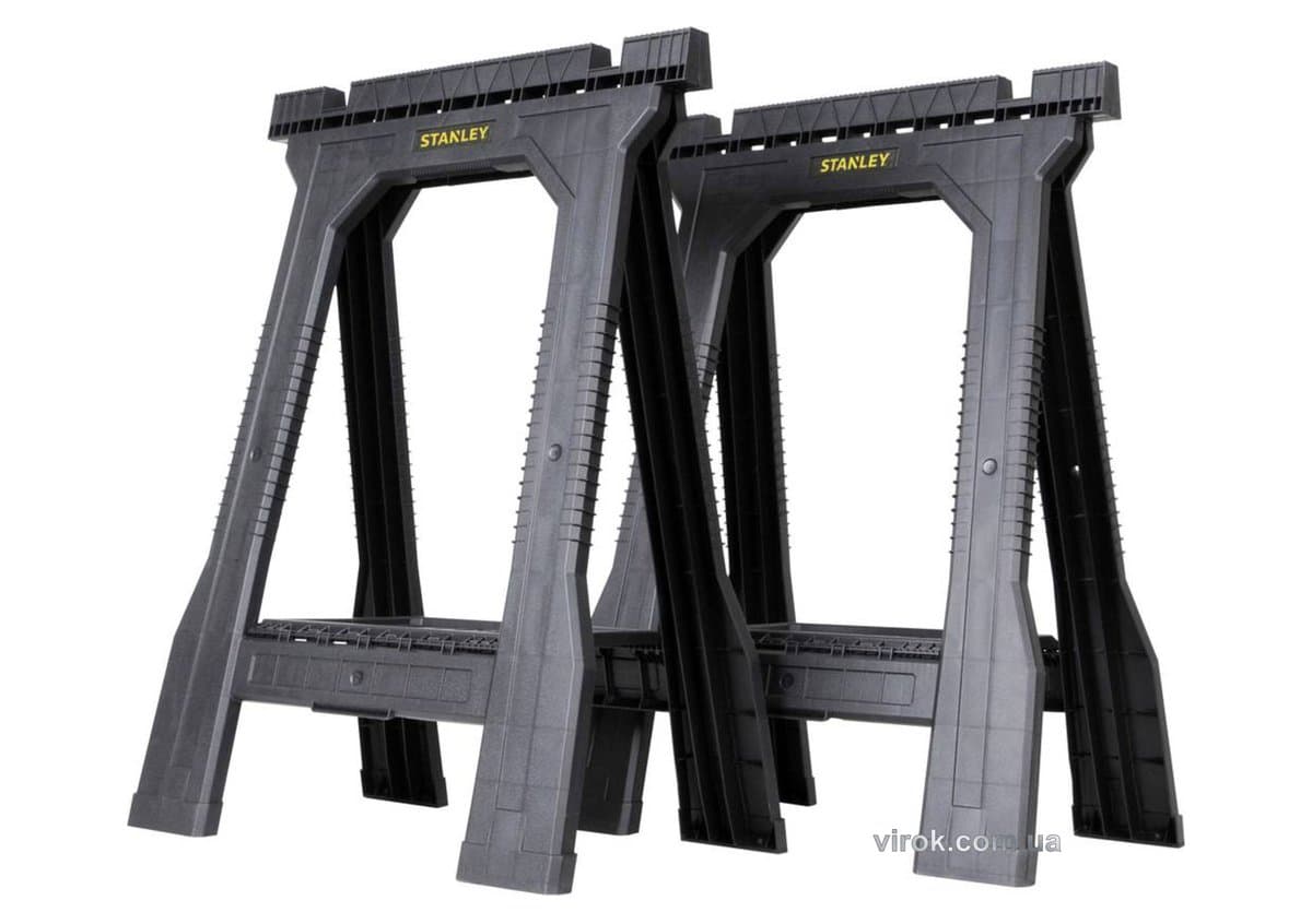 Стійки STANLEY "Junior" : роб.висота- 81 см, навант.- 450 кг, 55 х 11 см, 2 шт