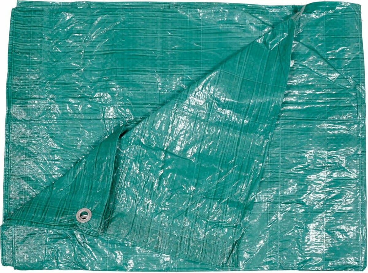 Тент зелений VOREL 57 гр/м², 4 х 5 м [10]