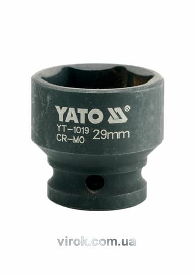 Головка торцева ударна 6-гранна YATO : квадрат 1/2", М= 29 мм, L= 48 мм [22/88]