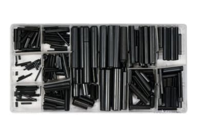 Штифти розрізні YATO; Ø= 1,5 - 10 мм і l= 5 - 50 мм, наб. 315 елем. [5/20]