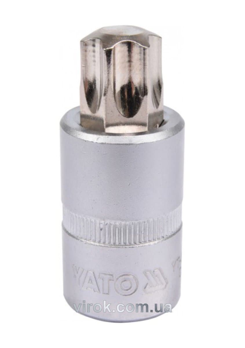 Головка торцева YATO квадрат 1/2 "TORX" Т70, L= 55 мм [40/160]
