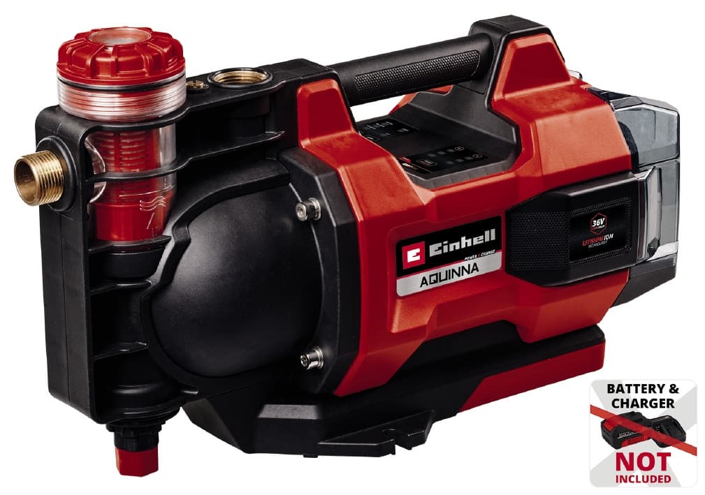 Насос садовий акумуляторний Einhell AQUINNA 36/38 F LED AUTOMATIC (4180420)