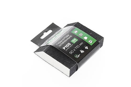 Губка шліфувальна APRO чотирьохстороння кутова P100