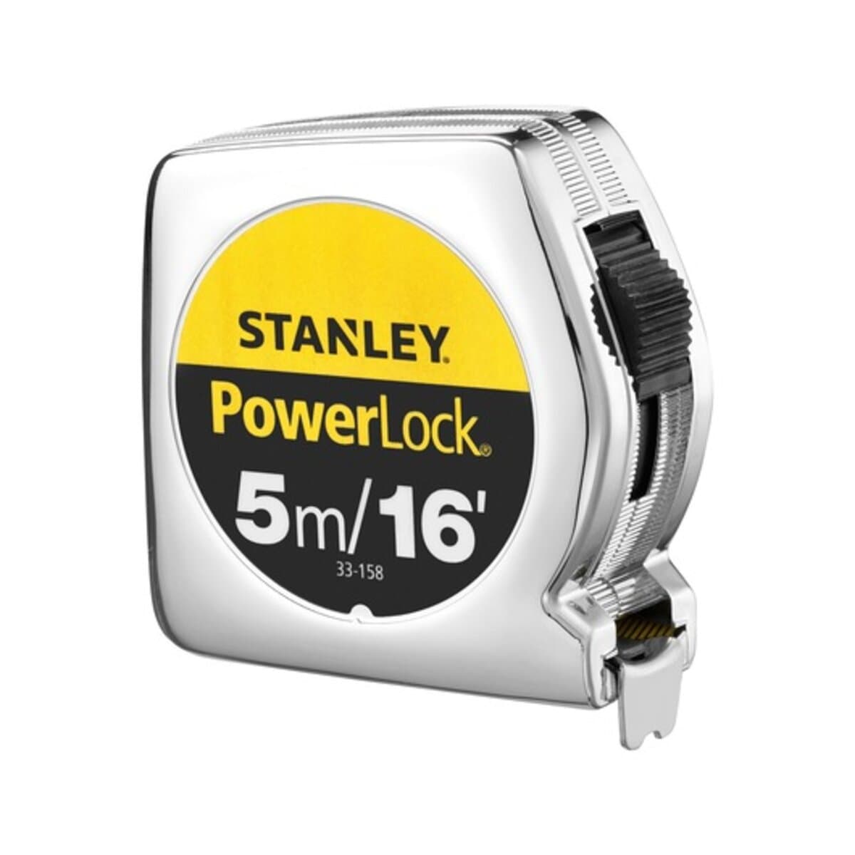 Рулетка STANLEY POWERLOCK 5м х 19мм армована стрічка (0-33-158)