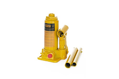 Домкрат гідравлічний пляшковий 2т (висота підйому 158-308мм) СИЛА