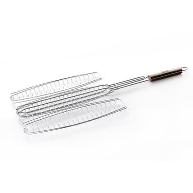 СИЛА Решітка-гриль для риби потрійна (66x40x36см)