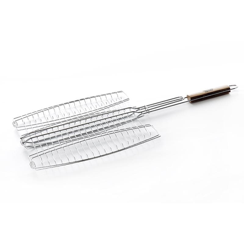 СИЛА Решітка-гриль для риби потрійна (66x40x36см)