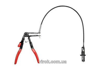 Затискач хомутів YATO l= 210 мм з гнучким тросом l= 615 мм [25]