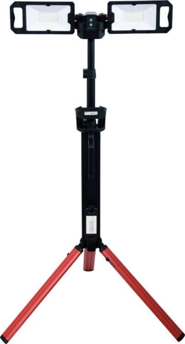 Прожектори 2 шт. 2828 SMD-діодні YATO: акумул. 4,7 В, 500-5000 Lm, на штативі h= 95-140 см [2]
