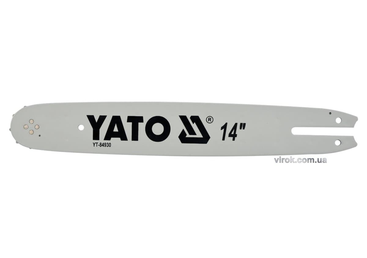 Шина для пили YATO l= 14"/ 36 см (50 ланок) 3/8" (9,52 мм).Т-0,322"(8,2 мм)YT-84950, YT-84960 [20]