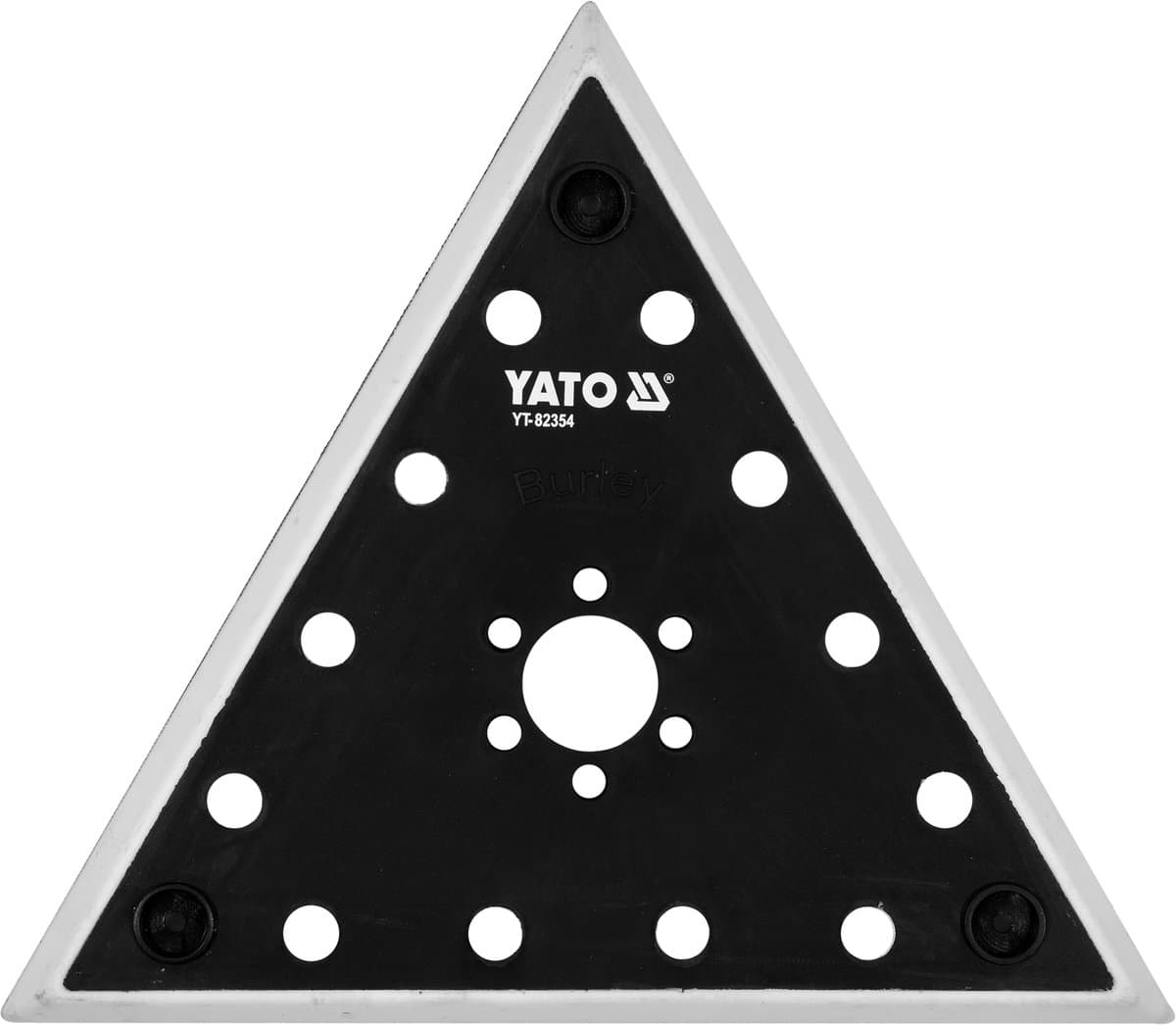 Насадка трикутна для шліфмашини YT-82350 YATO : 280 мм [20/60]