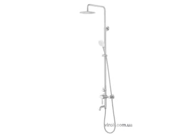 Душовий комплект STEELY 2 FALA : 2 функції, регульована висота 96- 126 см [5]