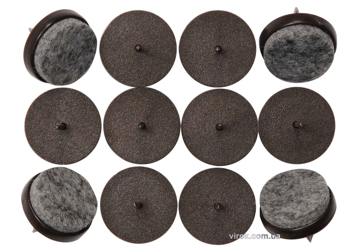 Прокладки пластикові фільцеві на цвях VOREL 20мм, набір 12шт [16/288]