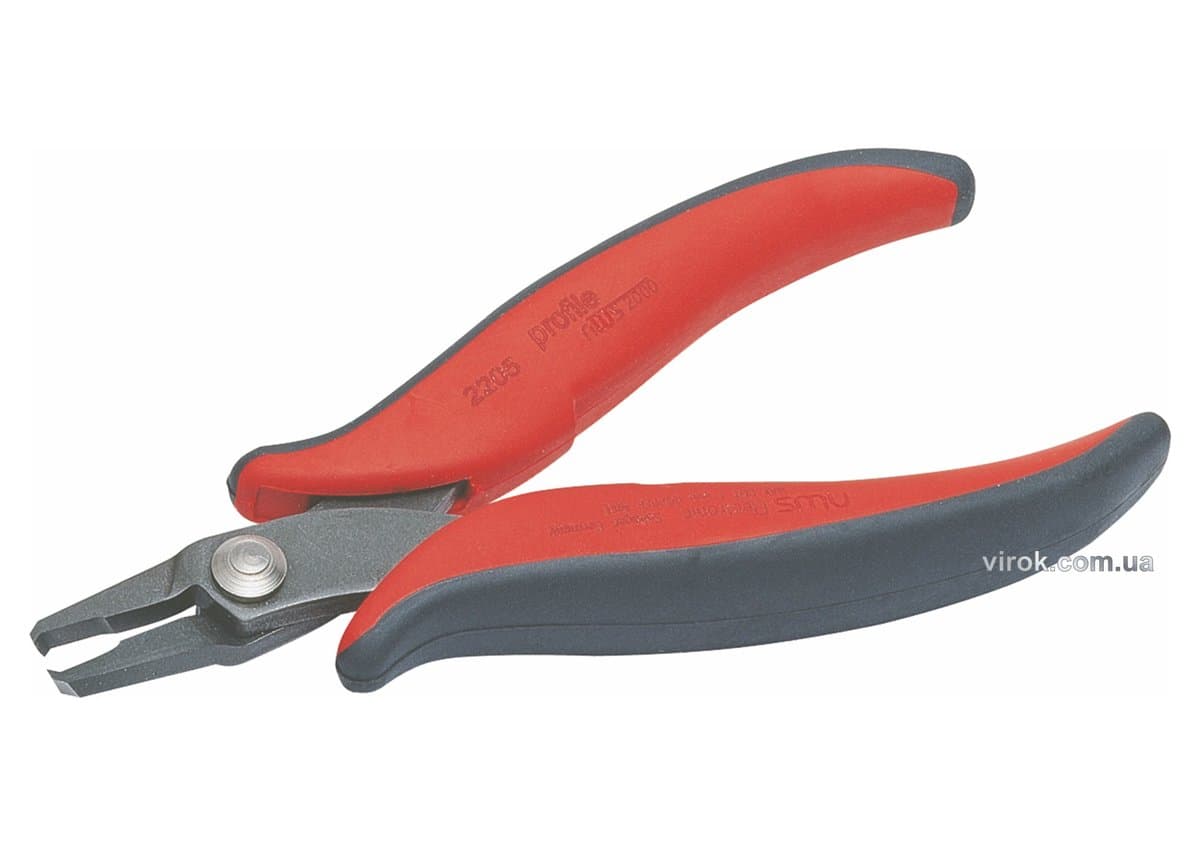 Кусачки діагональні торцеві NWS : зігнуті леза 30°, L= 141 мм, Ø≤ 1 мм