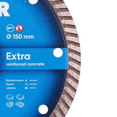 Круг алмазний вiдрiзний Turbo 150x2,2x9x22,23 Extra