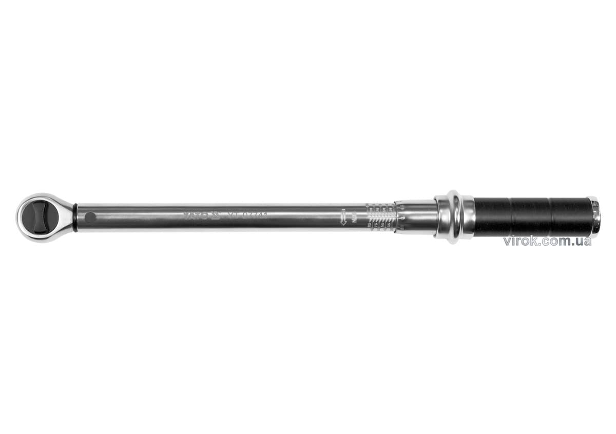 Ключ динамометричний YATO : квадрат 1/2", F= 20- 100 Нм, L= 420-440 мм [12]