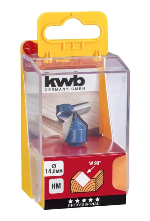 Фреза пазів V-подібна 14 мм, KWB (755120)