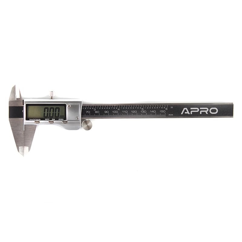 APRO PRO Штангенциркуль електронний 150 мм металевий корпус ( батарея 1,5 В )