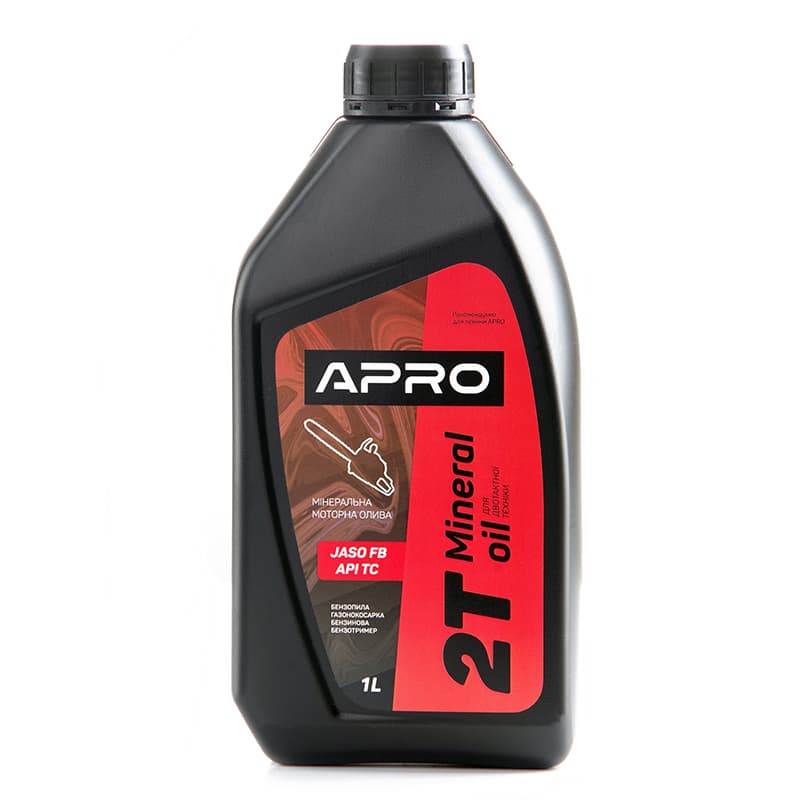 APRO Олива для двотактних двигунів мінеральна 1л