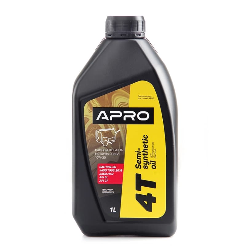 APRO Олива для чотиритактних двигунів напівсинтетична 10W-30 1л