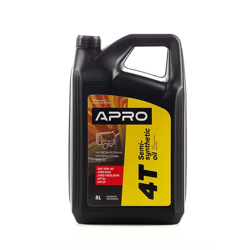 APRO Олива для чотиритактних двигунів напівсинтетична 10W-30 5л
