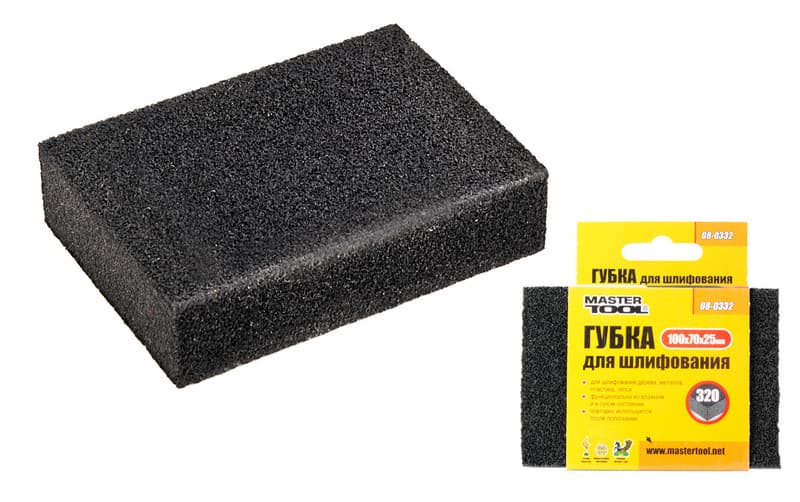 Губка для шліфування Р 320 100*70*25 мм
