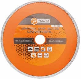 POLAX Диск алмазний Universal 125x5x2.0x22.23, 25%