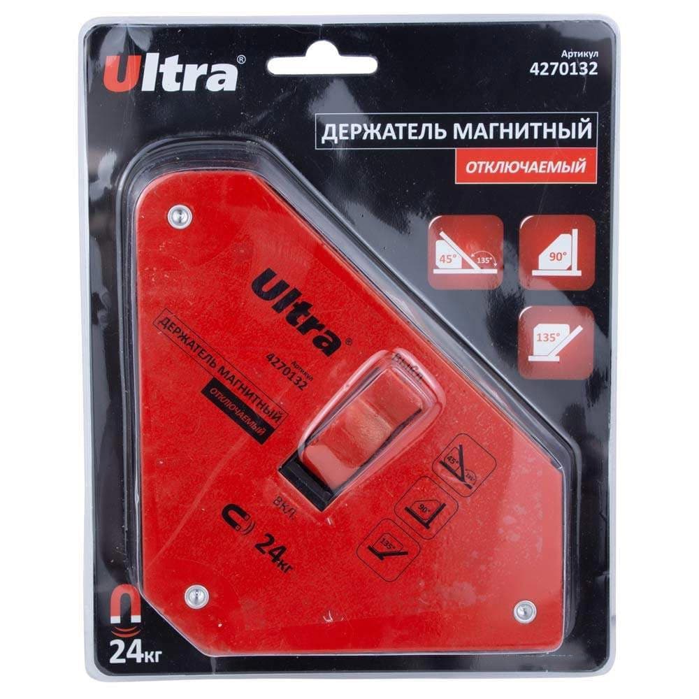 SIGMA Магнітний кутник з виключателем 24кг 135×130×151мм (45,90,135°) Ultra