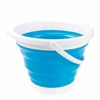 СИЛА Відро складане силіконове 5 л blue