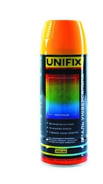UNIFIX Емаль універсальна акрилова преміум RAL 9003 Білий мат. 400 мл
