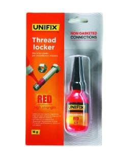 UNIFIX Фіксатор різьби для нерозбірних з'єднань червоний 50 г