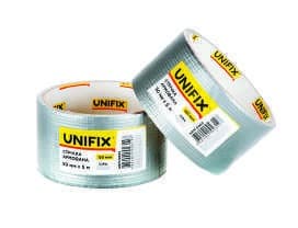 UNIFIX Стрічка клейка армована чорна (скотч) 50 мм 10 м