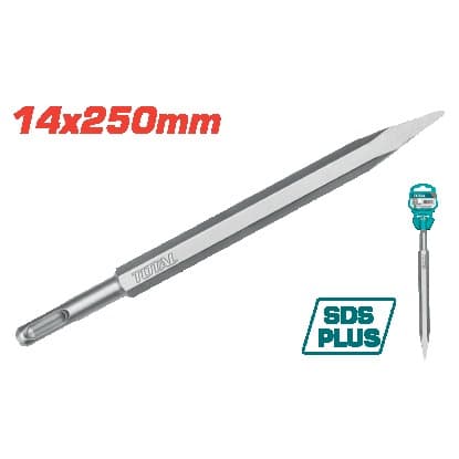 TOTAL Зубило SDS plus 14x250 мм