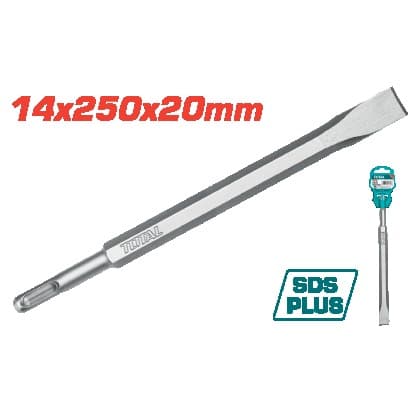 TOTAL Зубило SDS plus 20х14х250 мм