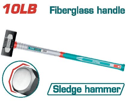 TOTAL Кувалда 4500 г фібергласова ручка