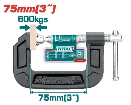 TOTAL Струбцина столярна G 75