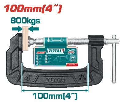 TOTAL Струбцина столярна G 100