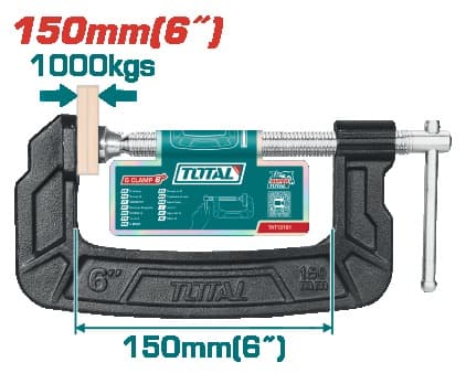 TOTAL Струбцина G-подібна 150мм