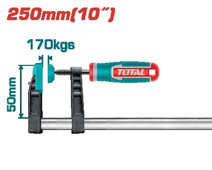 TOTAL Струбцина F-подібна 50х250 мм