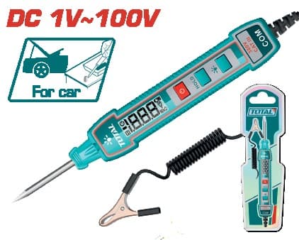TOTAL Автомобільний тестер змінного струму 1-100В