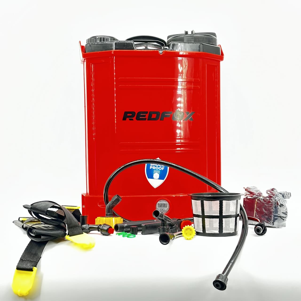 REDFOX Акумуляторний обприскувач RFES16-15А (16л, 12В/15 Аг, тиск 4.5-5.5 Бар, 3,1л/хв)