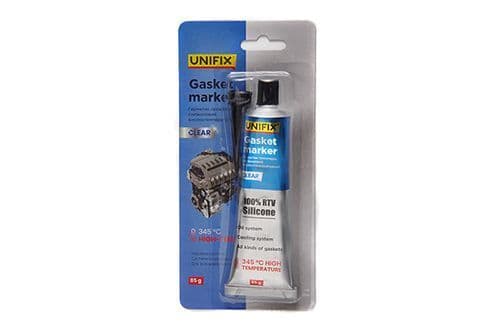 UNIFIX Герметик прокладок силіконовий високотемпературний прозорий 85 г