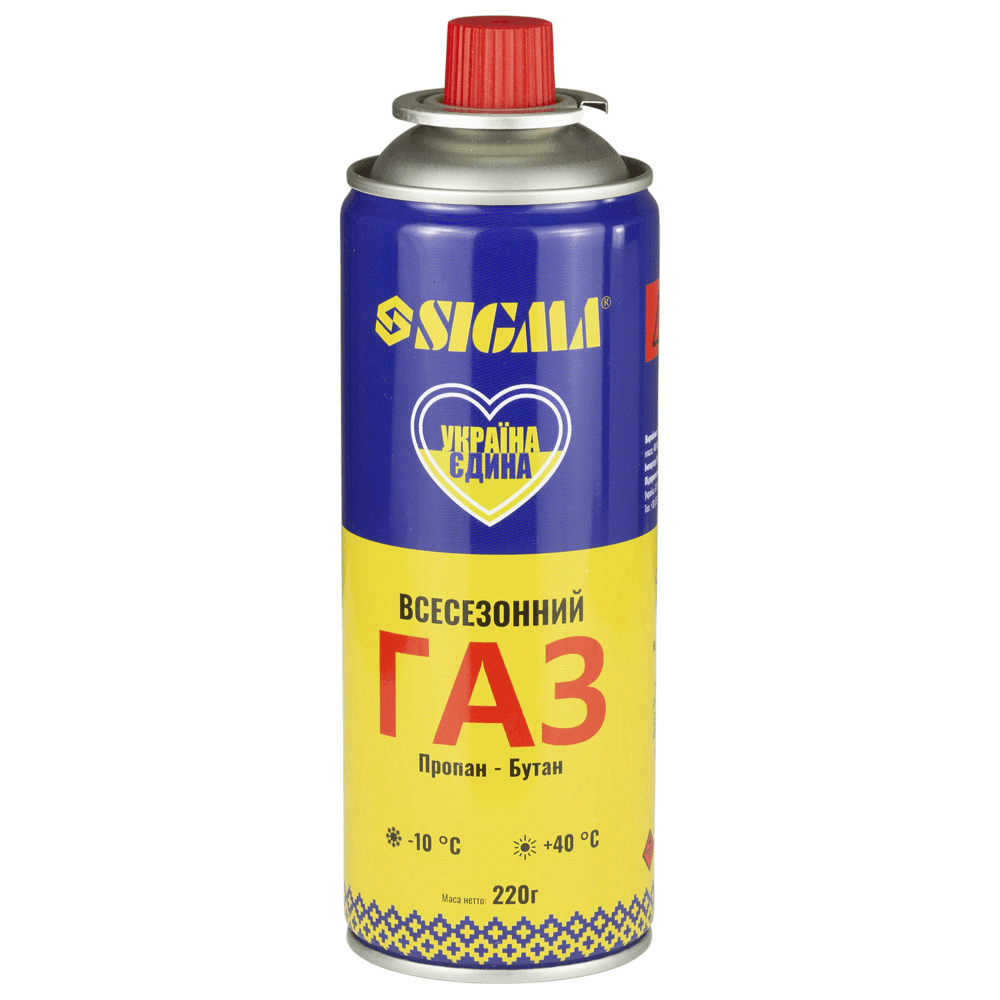 Балон газовий всесезонний 220г SIGMA