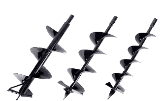 Набір шнеків Grosser для мотобура. 3 шт в упаковці