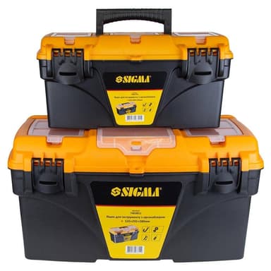 SIGMA Набір ящиків для інструменту 2в1 з органайзером 410×209×195 мм, 535×291×280 мм