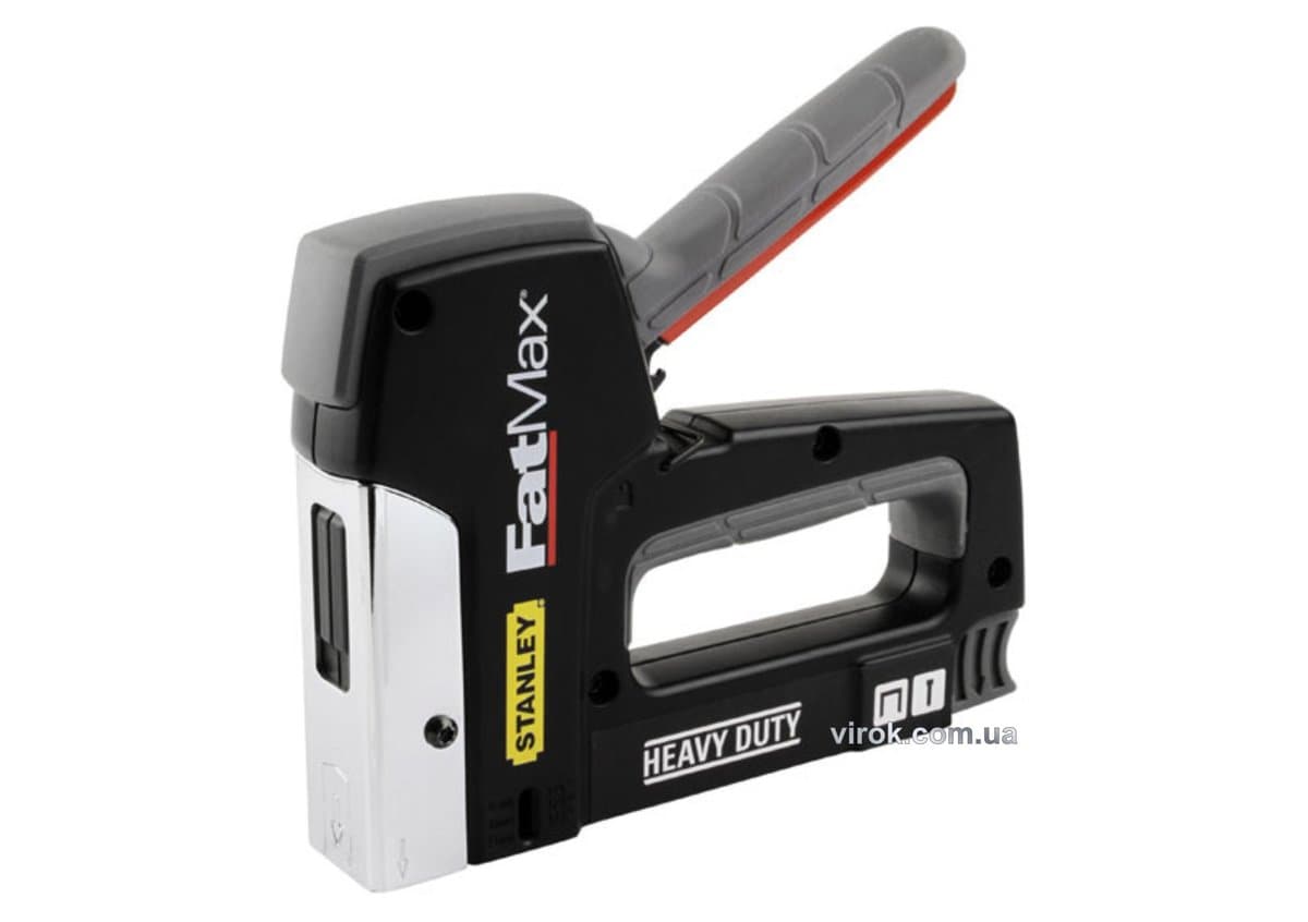 Степлер STANLEY "FATMAX HEAVY DUTY" TR350 для скоб типу "G"- h= 6-14 мм, цвяхів тип "J"-h= 12-15 DW